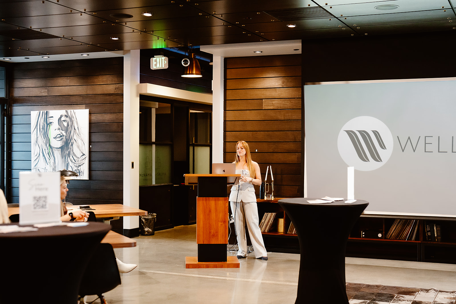 Heather Speaking at Well Connected, Denver Networking Event